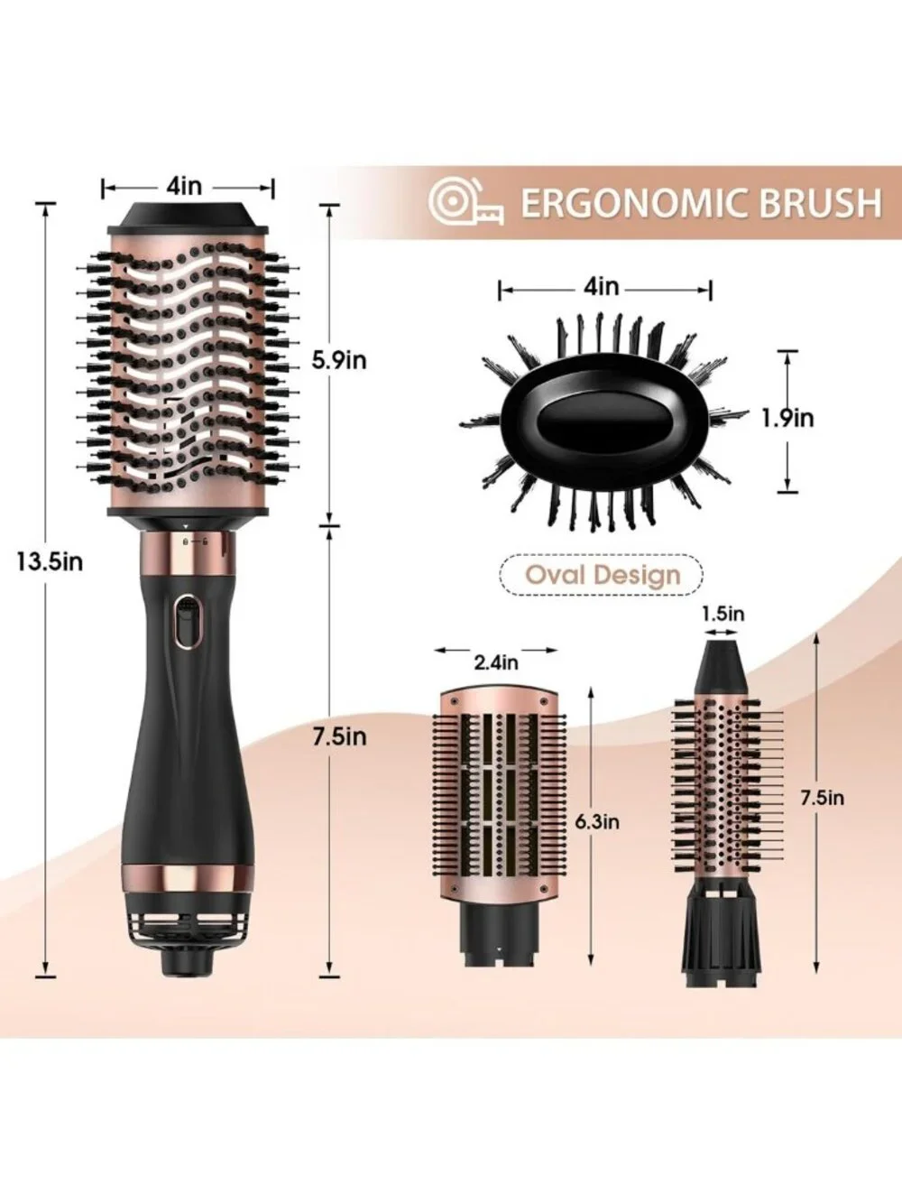 Versatile Hair Dryer Brush & Multi-Styler for Effortless Styling & Volume